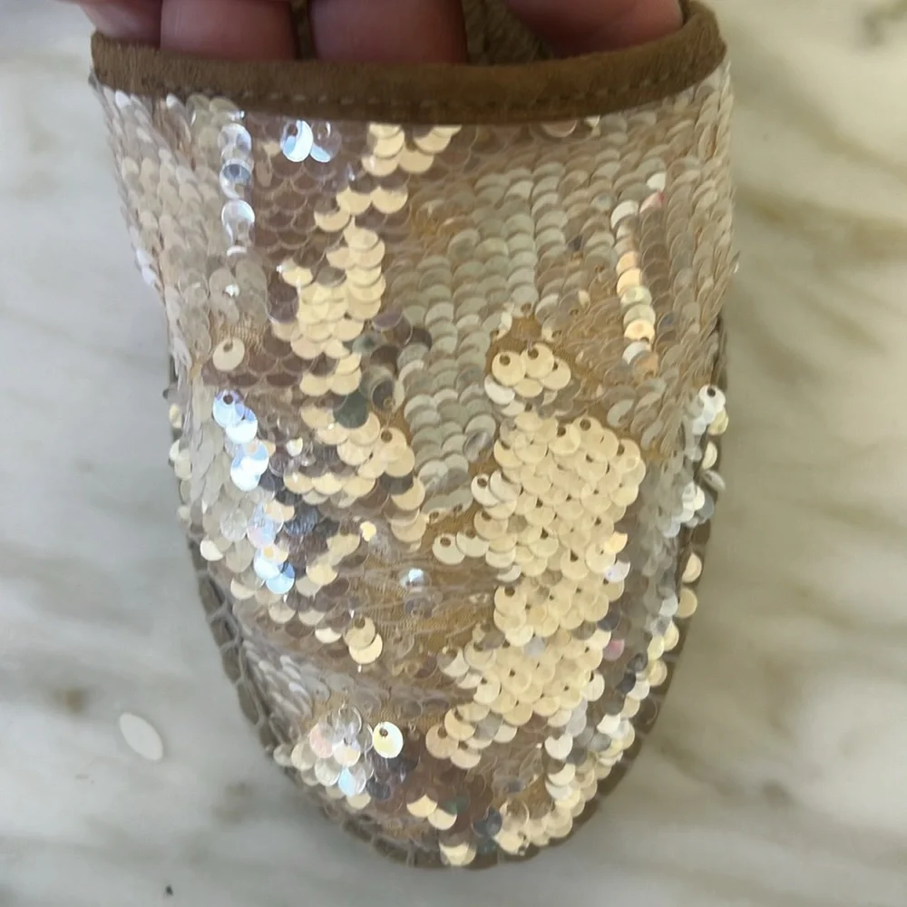 Gaimo‎ sequin and suede espadrilles